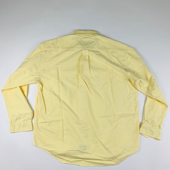 Tommy Hilfiger Yellow Button Down Shirt SZ XL - Picture 2 of 4